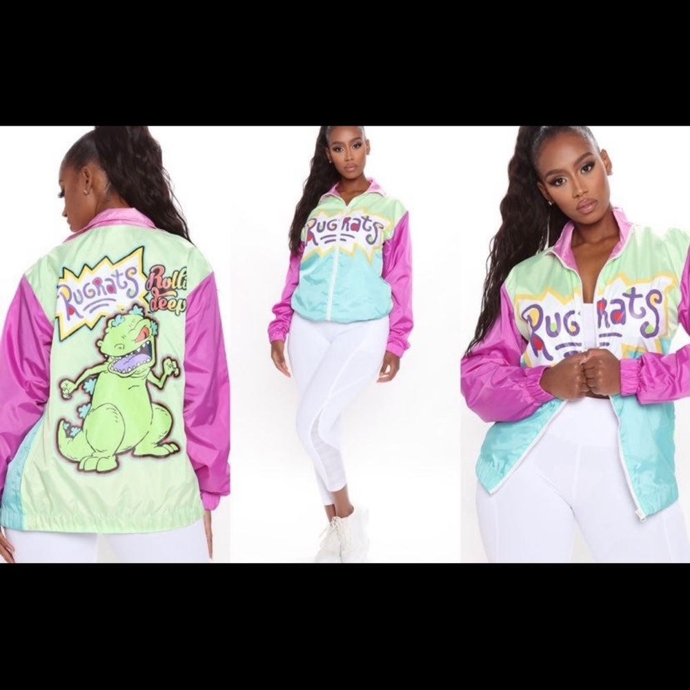 Fashionnova, Rollin Deep Reptar Colorblock Jacket